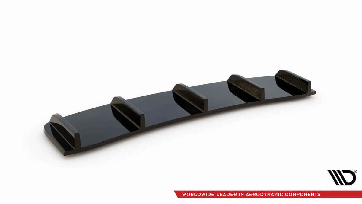 Diffusor Heckansatz passend für Audi A7 S-Line C7 FL schwarz Hochglanz