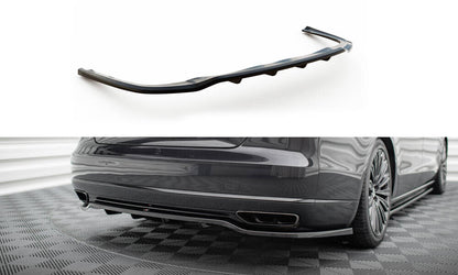 Diffusor Heckansatz passend für Audi A8 D4 FL schwarz Hochglanz