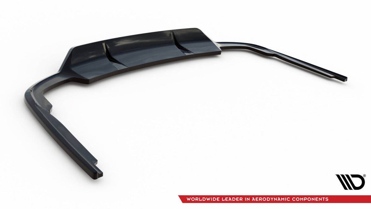 Diffusor Heckansatz passend für Audi A8 S-Line D5 schwarz Hochglanz