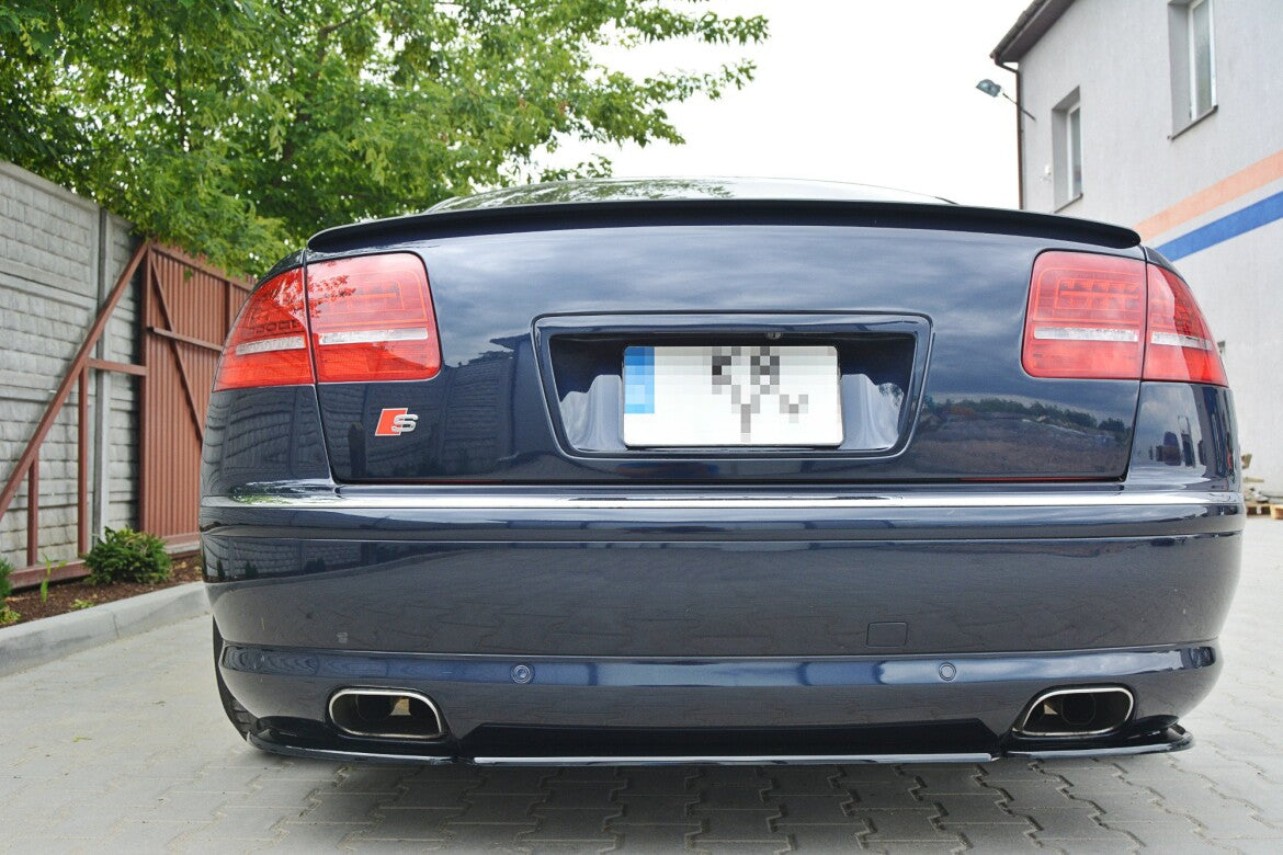 Diffusor Heckansatz passend für Audi A8 W12 D3 schwarz Hochglanz