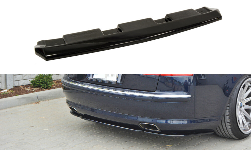 Diffusor Heckansatz passend für Audi A8 W12 D3 schwarz Hochglanz