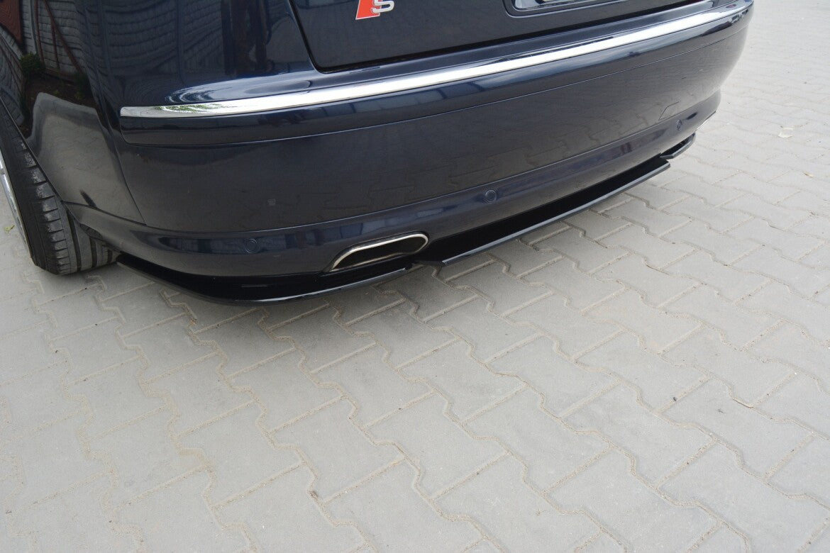 Diffusor Heckansatz passend für Audi A8 W12 D3 schwarz Hochglanz