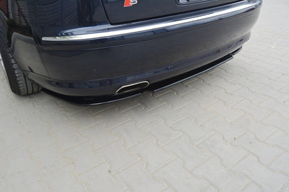 Diffusor Heckansatz passend für Audi A8 W12 D3 schwarz Hochglanz