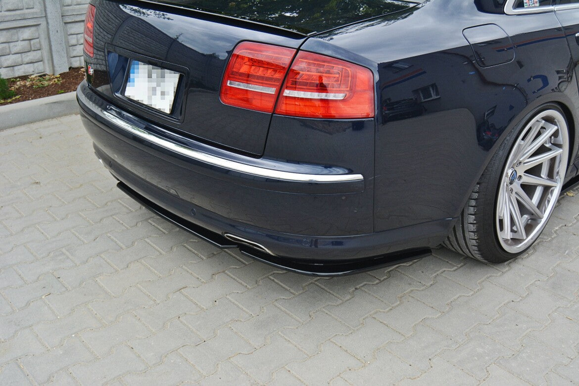 Diffusor Heckansatz passend für Audi A8 W12 D3 schwarz Hochglanz