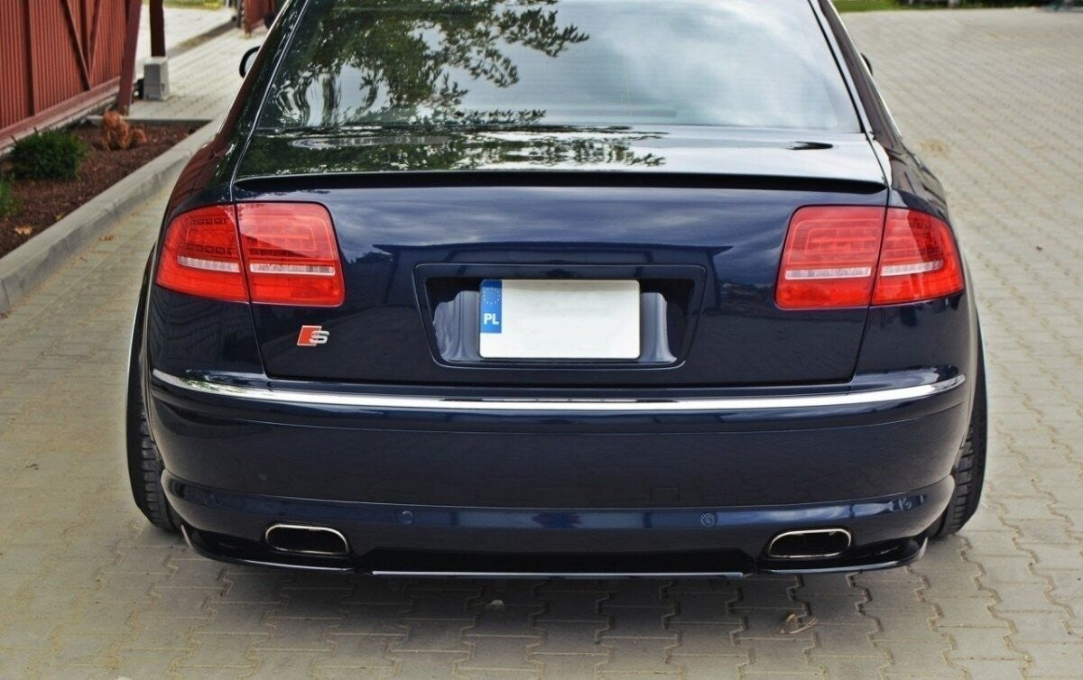 Diffusor Heckansatz passend für Audi A8 W12 D3 schwarz Hochglanz