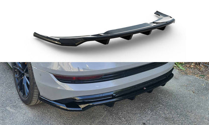 Diffusor Heckansatz passend für Audi e-Tron S-Line schwarz Hochglanz
