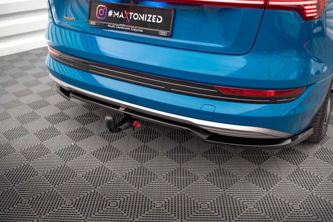 Diffusor Heckansatz passend für Audi e-tron schwarz Hochglanz