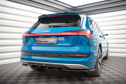 Diffusor Heckansatz passend für Audi e-tron schwarz Hochglanz