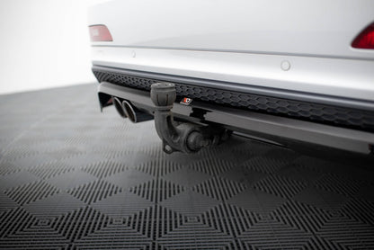 Diffusor Heckansatz passend für Audi Q3 S-line 8U schwarz Hochglanz