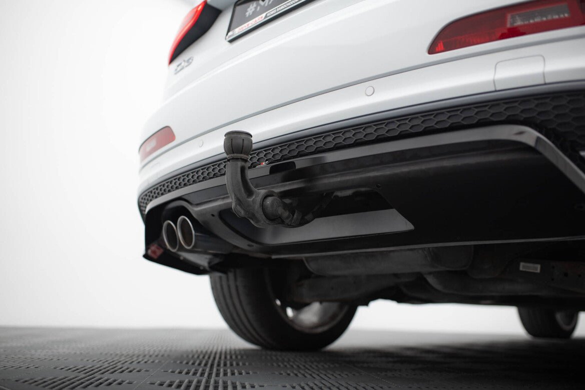 Diffusor Heckansatz passend für Audi Q3 S-line 8U schwarz Hochglanz