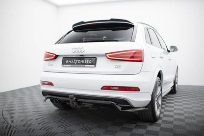 Diffusor Heckansatz passend für Audi Q3 S-line 8U schwarz Hochglanz