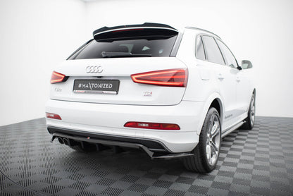 Diffusor Heckansatz passend für Audi Q3 S-line 8U schwarz Hochglanz