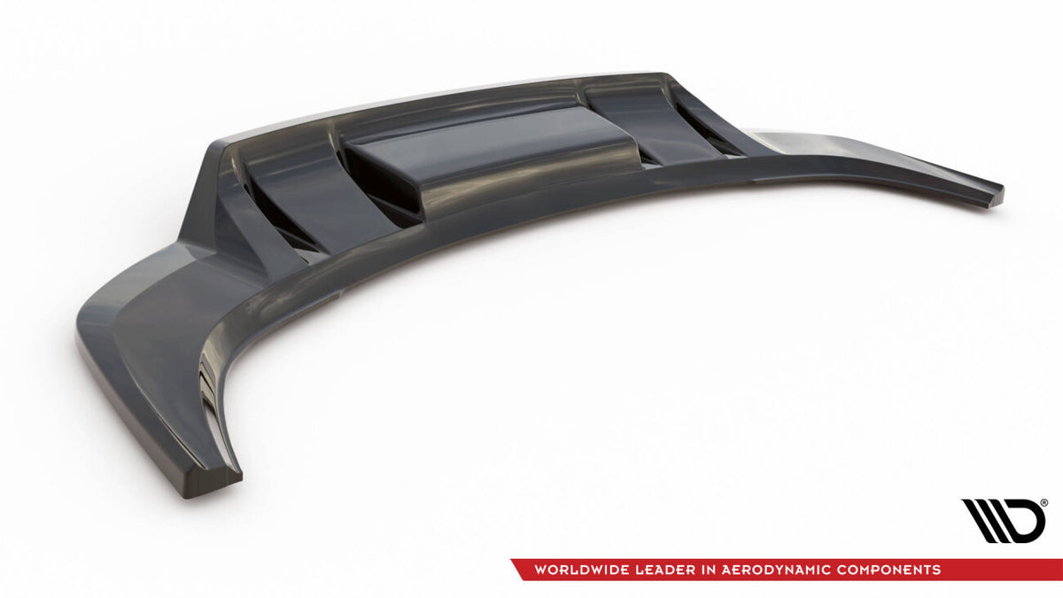 Diffusor Heckansatz passend für Audi Q3 S-Line SUV F3 schwarz Hochglanz