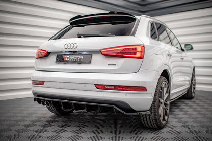 Diffusor Heckansatz passend für Audi Q3 Sport 8U FL schwarz Hochglanz