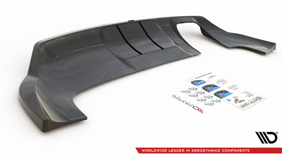 Diffusor Heckansatz passend für Audi Q3 Sport 8U FL schwarz Hochglanz