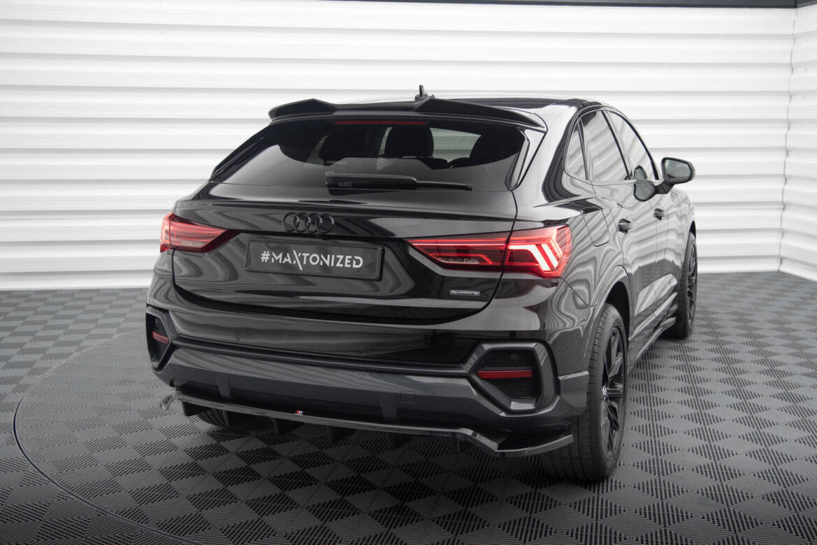 Diffusor Heckansatz passend für Audi Q3 Sportback F3 schwarz Hochglanz