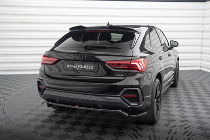 Diffusor Heckansatz passend für Audi Q3 Sportback F3 schwarz Hochglanz