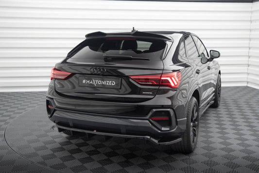 Diffusor Heckansatz passend für Audi Q3 Sportback F3 schwarz Hochglanz