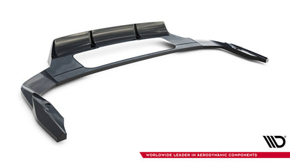 Diffusor Heckansatz passend für Audi Q7 S-Line Mk2 FL 2 schwarz Hochglanz