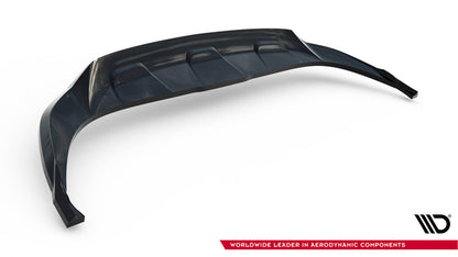 Diffusor Heckansatz passend für Audi Q8 Mk1 schwarz Hochglanz