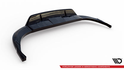 Diffusor Heckansatz passend für Audi Q8 S-Line Mk1 schwarz Hochglanz