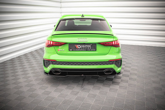 Diffusor Heckansatz passend für Audi RS3 Limousine 8Y schwarz Hochglanz