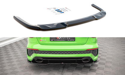 Diffusor Heckansatz passend für Audi RS3 Limousine 8Y schwarz Hochglanz