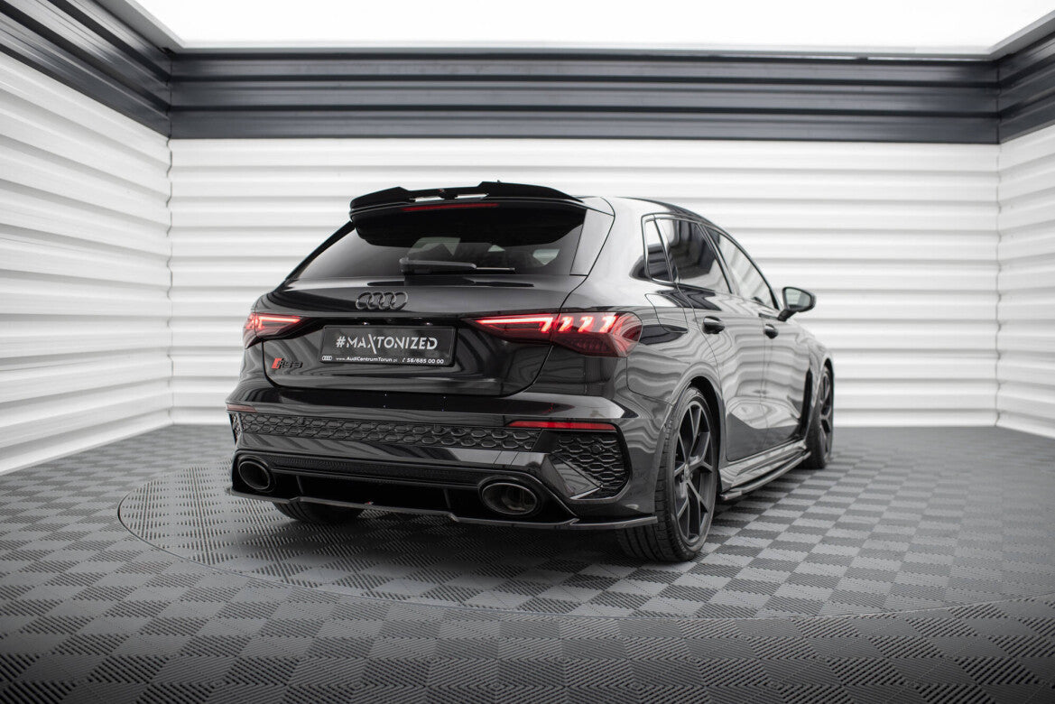 Diffusor Heckansatz passend für Audi RS3 Sportback 8Y schwarz Hochglanz