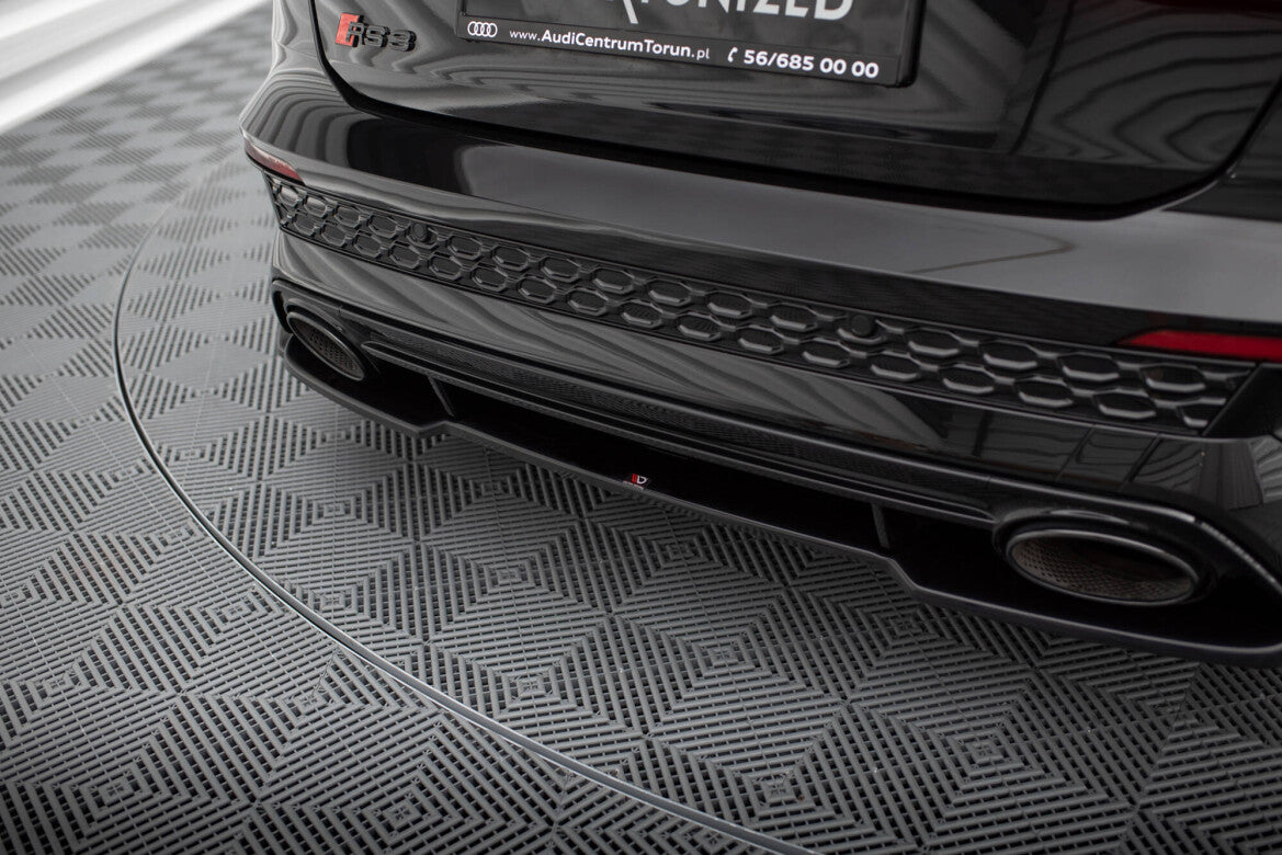 Diffusor Heckansatz passend für Audi RS3 Sportback 8Y schwarz Hochglanz