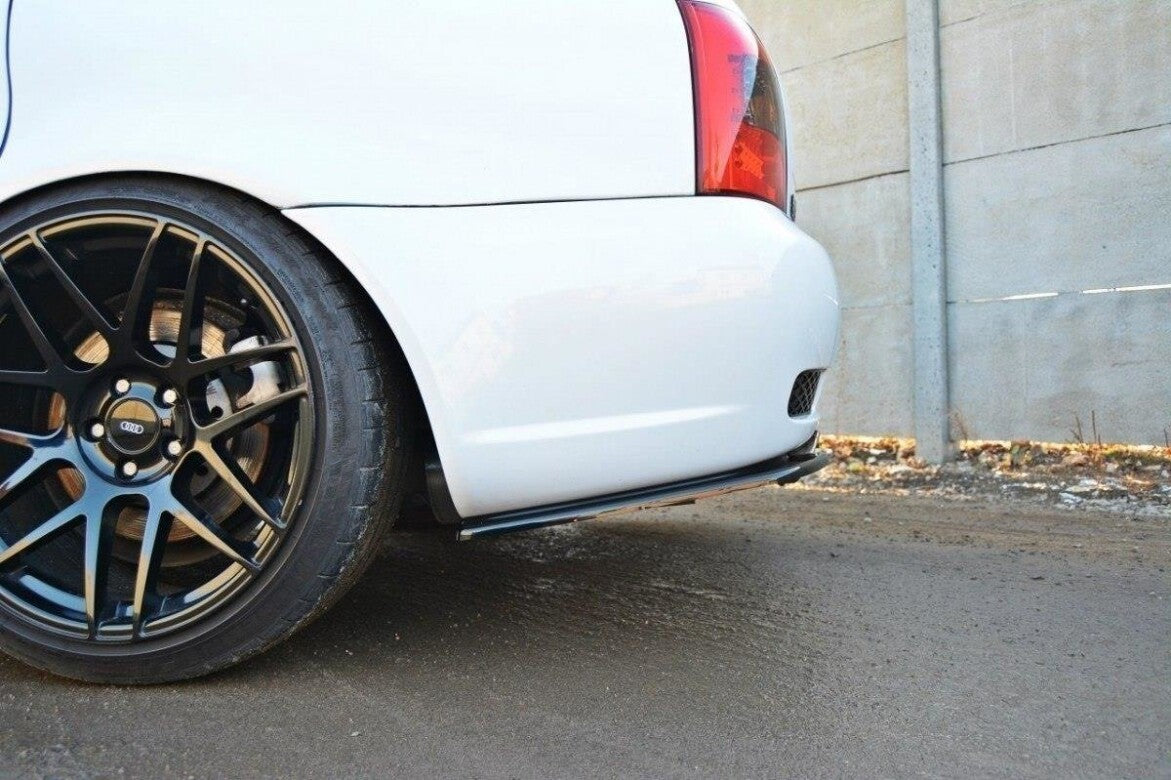 Diffusor Heckansatz passend für Audi RS4 B5 schwarz Hochglanz