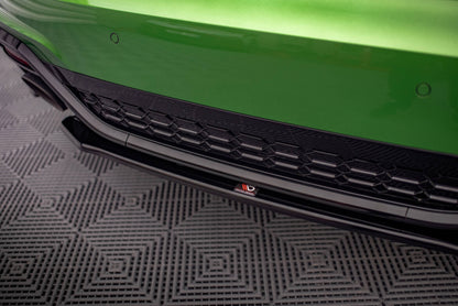 Diffusor Heckansatz passend für Audi RS5 F5 FL schwarz Hochglanz