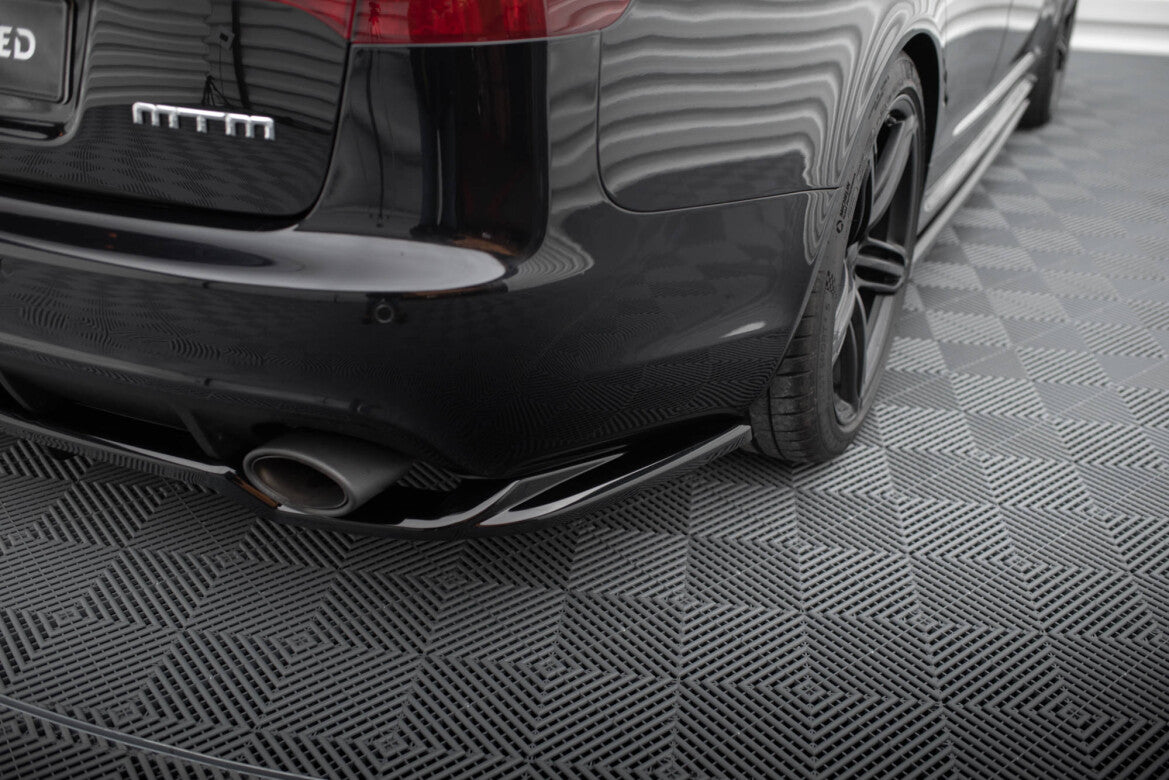 Diffusor Heckansatz passend für Audi RS6 Avant C6 schwarz Hochglanz