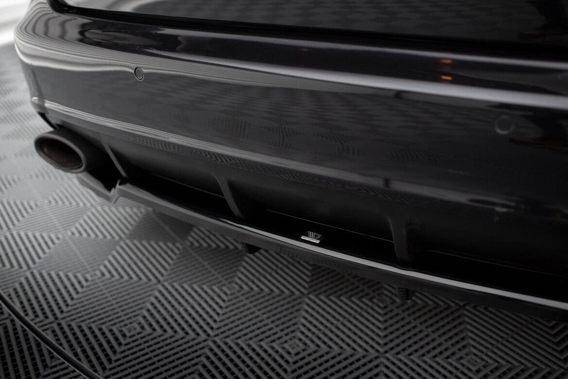 Diffusor Heckansatz passend für Audi RS6 Avant C6 schwarz Hochglanz