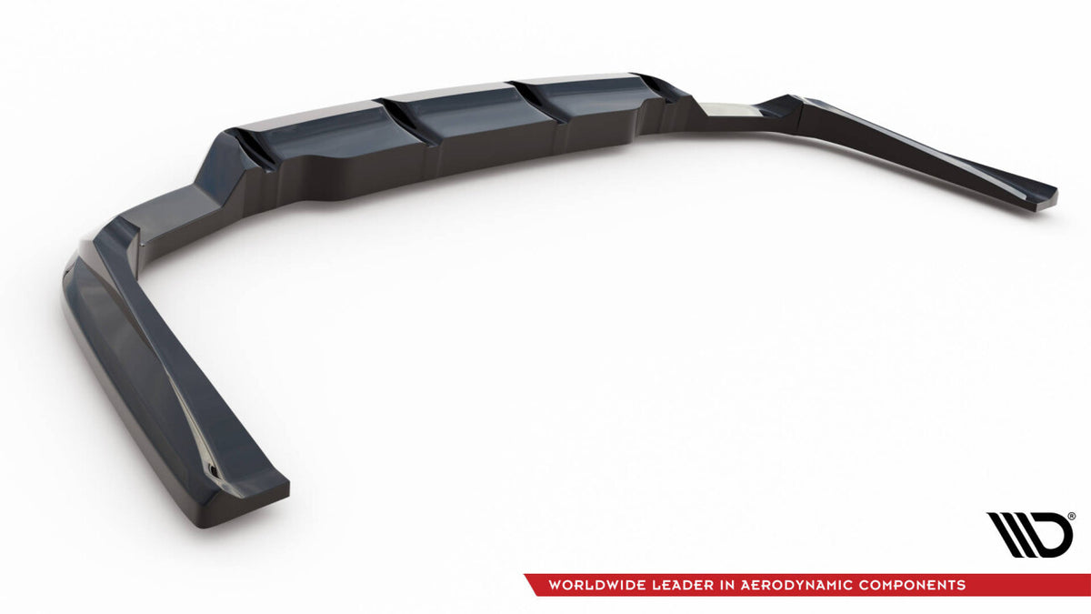 Diffusor Heckansatz passend für Audi RS6 Avant C6 schwarz Hochglanz