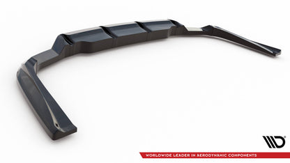 Diffusor Heckansatz passend für Audi RS6 Avant C6 schwarz Hochglanz