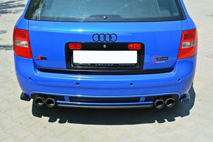 Diffusor Heckansatz passend für Audi RS6 C5 AVANT schwarz Hochglanz