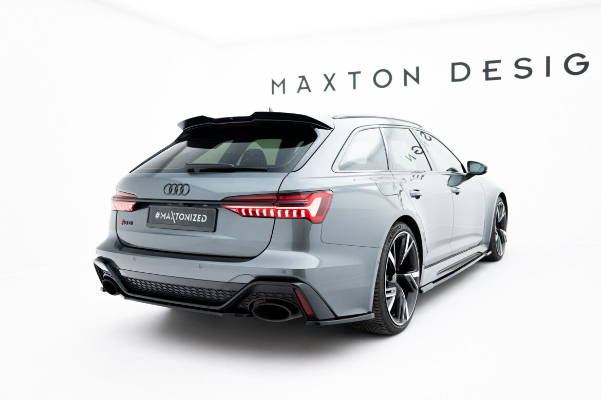 Diffusor Heckansatz passend für Audi RS6 C8 / C8 FL schwarz Hochglanz