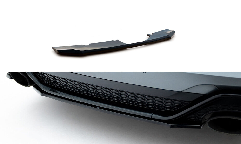 Diffusor Heckansatz passend für Audi RS6 C8 / C8 FL schwarz Hochglanz