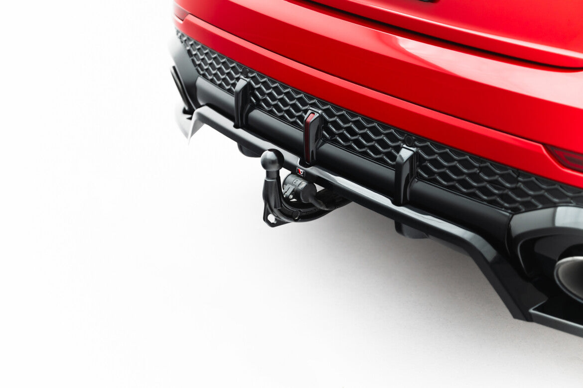Diffusor Heckansatz passend für Audi RSQ8 Mk1 FL schwarz Hochglanz