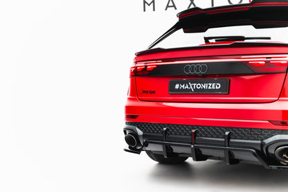 Diffusor Heckansatz passend für Audi RSQ8 Mk1 FL schwarz Hochglanz