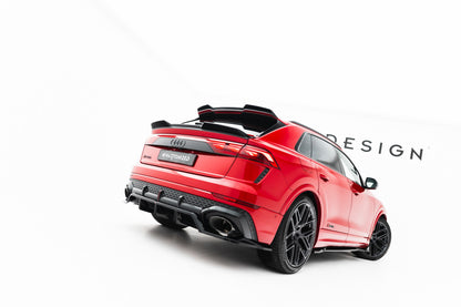 Diffusor Heckansatz passend für Audi RSQ8 Mk1 FL schwarz Hochglanz