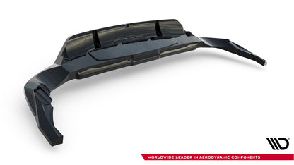 Diffusor Heckansatz passend für Audi RSQ8 Mk1 FL schwarz Hochglanz