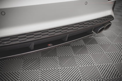 Diffusor Heckansatz passend für Audi S3 Sportback 8Y schwarz Hochglanz