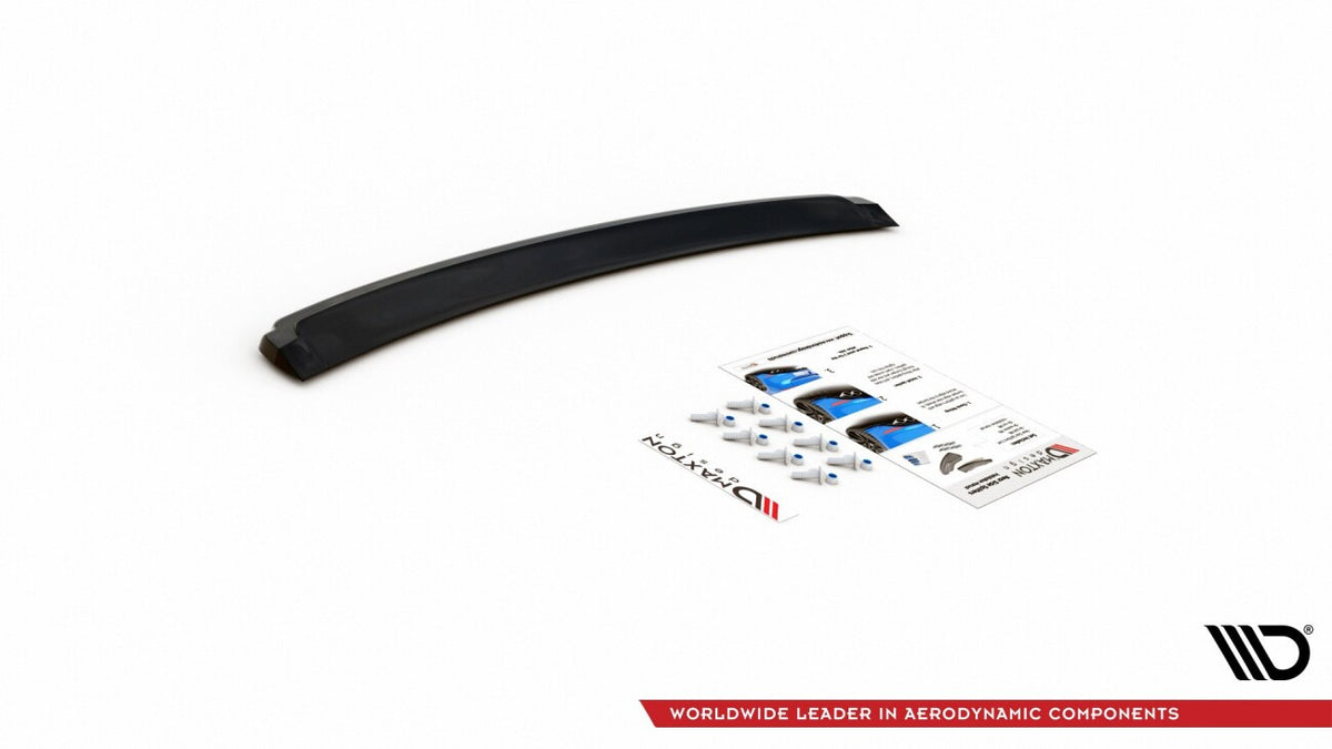 Diffusor Heckansatz passend für Audi S4 / A4 S-Line B8 Limousine schwarz Hochglanz