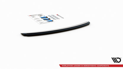 Diffusor Heckansatz passend für Audi S4 / A4 S-Line B8 Limousine schwarz Hochglanz