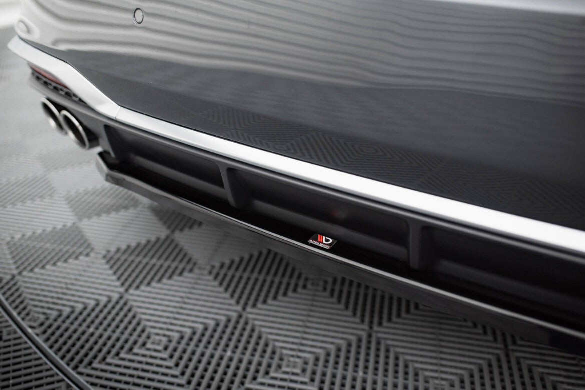 Diffusor Heckansatz passend für Audi S5 Sportback / Coupe F5 FL schwarz Hochglanz