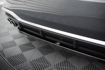 Diffusor Heckansatz passend für Audi S5 Sportback / Coupe F5 FL schwarz Hochglanz