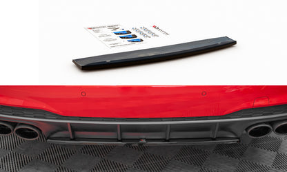 Diffusor Heckansatz passend für Audi S7 C8 schwarz Hochglanz