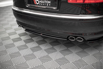 Diffusor Heckansatz passend für Audi S8 D3 schwarz Hochglanz