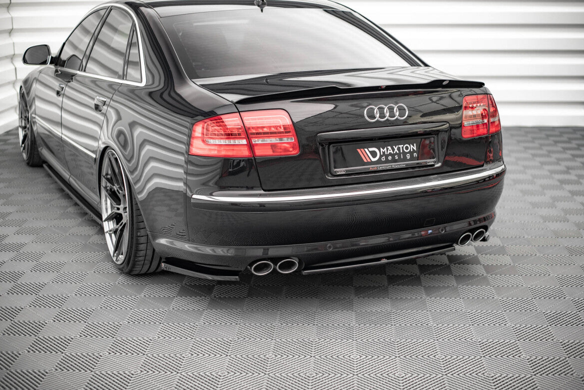 Diffusor Heckansatz passend für Audi S8 D3 schwarz Hochglanz